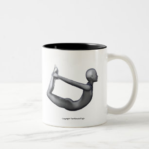 Tasse de yoga - pose d'arc
