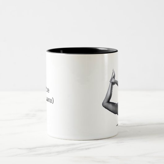 Tasse de yoga - pose d'arc (Centre)