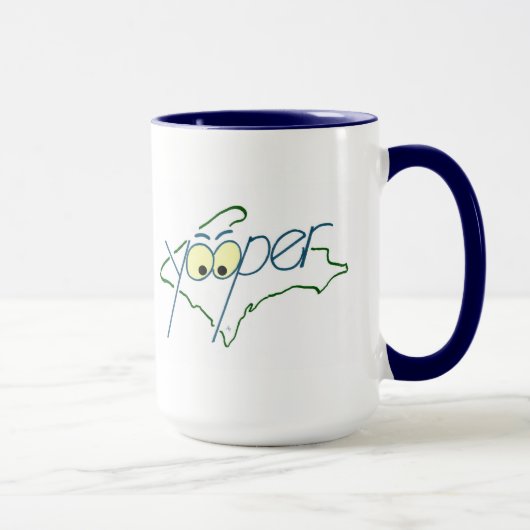 TASSE de YOOPER bleu-foncé (Droite)