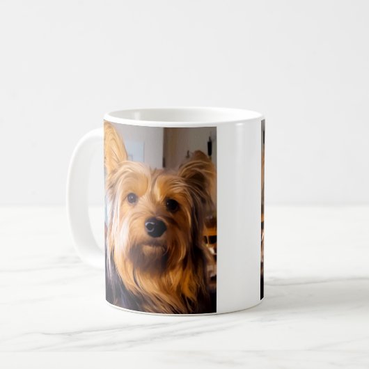 Tasse de Yorkie (Devant gauche)