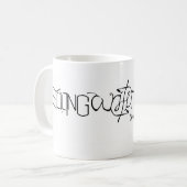 Tasse de YWO Ambigram (Devant gauche)