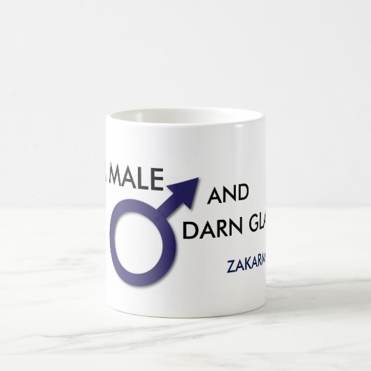 TASSE DE ZAKARMAN : MÂLE NÉ ET DARN HEUREUX DE LUI (Centre)