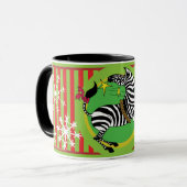Tasse de zèbre de 2018 vacances (Devant gauche)