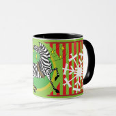 Tasse de zèbre de 2018 vacances (Devant droit)
