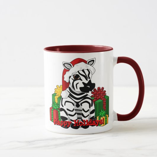 Tasse de zèbre de Noël (Droite)