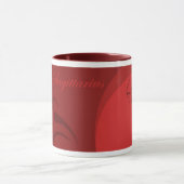 Tasse de zodiaque de Sagittaire (rouge foncé) (Centre)