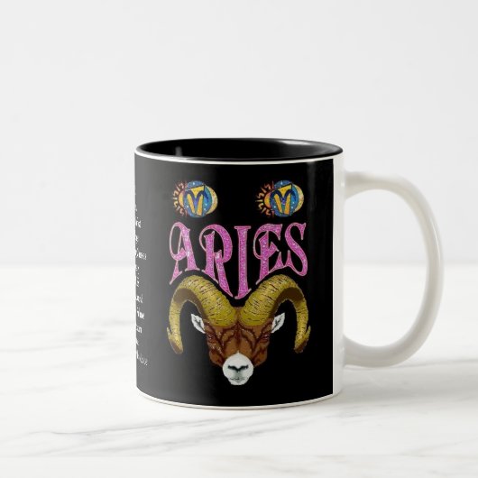 Tasse de zodiaque de signe de naissance de Bélier (Droit)