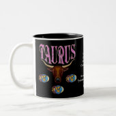 Tasse de zodiaque de signe de naissance de Taureau (Gauche)