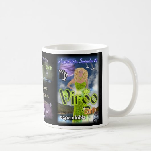 Tasse de zodiaque de Vierge (Droite)
