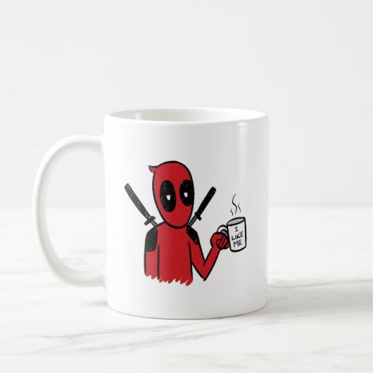 Tasse Deadpool je m'aime (Gauche)