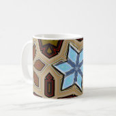 Tasse d'earthtones d'étoile de David (Devant gauche)