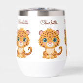 Tasse d'eau pour enfants avec bébé léopard mignon (Avant)