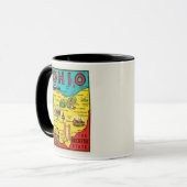 Tasse décalcomanie de la carte de l'Ohio (Devant gauche)