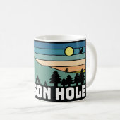 Tasse Décalcomanie Jackson Hole WY (Devant droit)