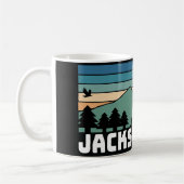 Tasse Décalcomanie Jackson Hole WY (Gauche)