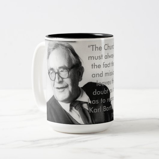 Tasse d'ecclesiology de Karl Barth (Devant gauche)