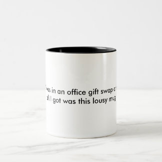 Tasse d'échange de cadeau de bureau