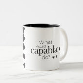 Tasse d'échecs : Que Capablanca ferait-il ? (Devant droit)