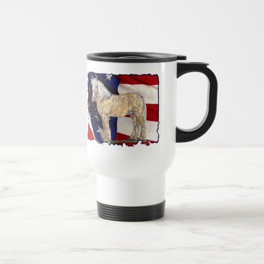 Tasse déchirée de crème de drapeau (Droite)