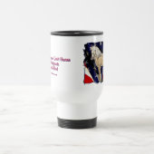 Tasse déchirée de crème de drapeau (Centre)