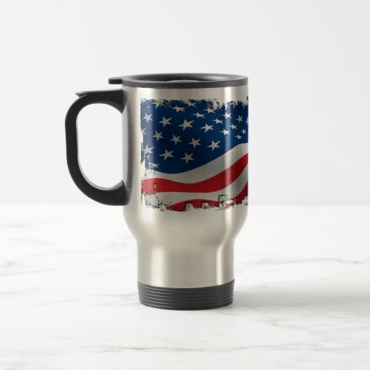 Tasse déchirée en lambeaux de voyage de drapeau (Gauche)