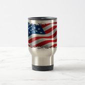Tasse déchirée en lambeaux de voyage de drapeau (Centre)