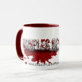 Tasse d'éclaboussure de sang de chien (Devant gauche)