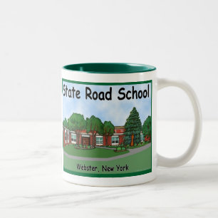 Tasse d'école primaire de route d'état