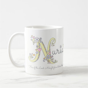 Tasse décorative de monogramme de la significatio