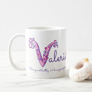 Tasse décorative de monogramme de la significatio