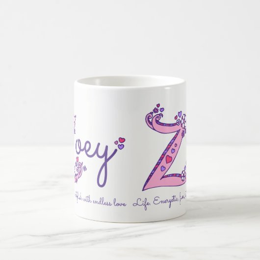 Tasse décorative de monogramme de la signification (Centre)