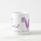 Tasse décorative de monogramme de la signification (Centre)