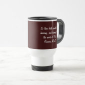 Tasse d'écriture sainte, 10h17 de Romains (Devant droit)