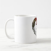 Tasse d'écriture sainte de coeur de plume (Gauche)