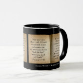 Tasse d'écriture sainte de prières du matin (Devant droit)