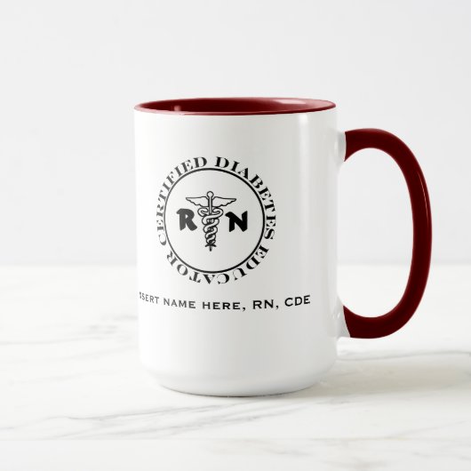 Tasse d'éducateur de diabète (Droite)