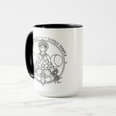 Tasse Déesse SBLT et Lotus (Devant gauche)