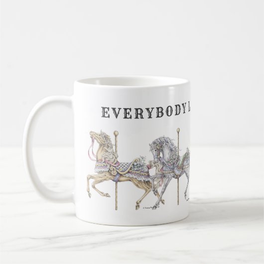Tasse Défilé de Cheval de Manège (Gauche)