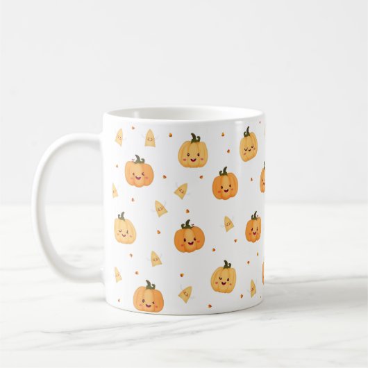 Tasse Défilé de Citrouilles Mignonnes (Gauche)