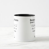 Tasse Définition Maman Chien de Sauvetage (Centre)