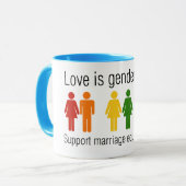 Tasse d'égalité de mariage (Devant gauche)