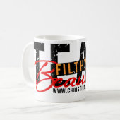 Tasse dégoûtante d'équipe belle (Devant gauche)