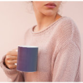 Tasse dégradé ombré sarcelle violet