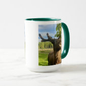 Tasse d'élan, mug de mousse (Devant droit)