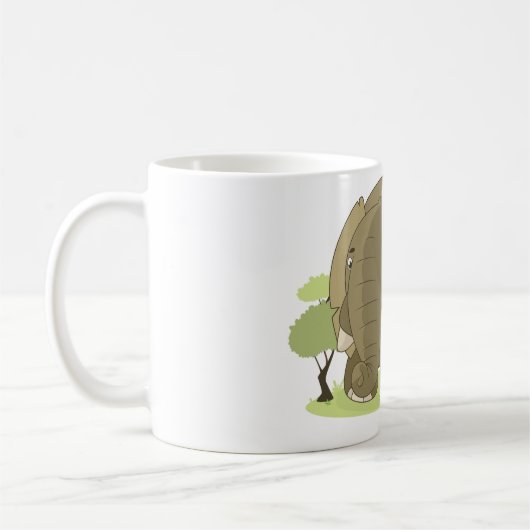 Tasse d'éléphant (Gauche)