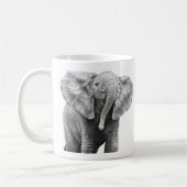 Tasse d'éléphant africain de bébé (Gauche)