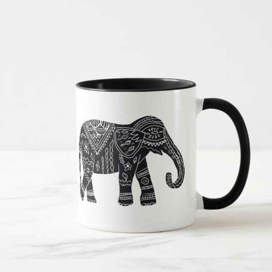 Tasse d'éléphant d'Africain noir (Droite)