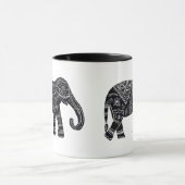 Tasse d'éléphant d'Africain noir (Centre)