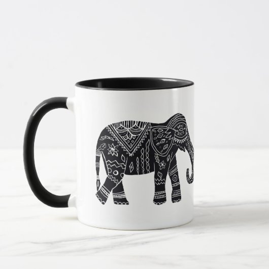 Tasse d'éléphant d'Africain noir (Gauche)