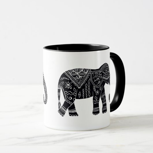 Tasse d'éléphant d'Africain noir (Devant droit)